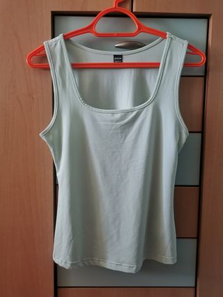 Camiseta tirantes SHEIN verde M