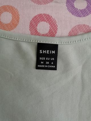 Camiseta tirantes SHEIN verde M