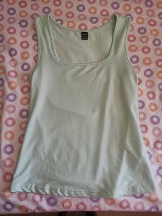 Camiseta tirantes SHEIN verde M