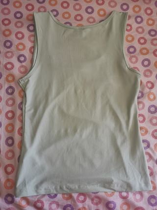 Camiseta tirantes SHEIN verde M