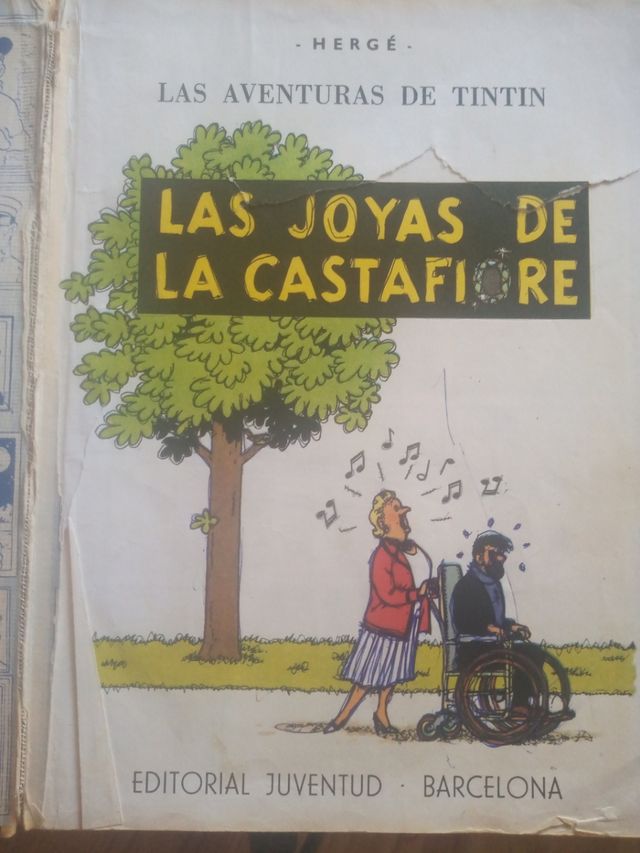 Tintín..edición antigua.tapa duraLas joyas de la c