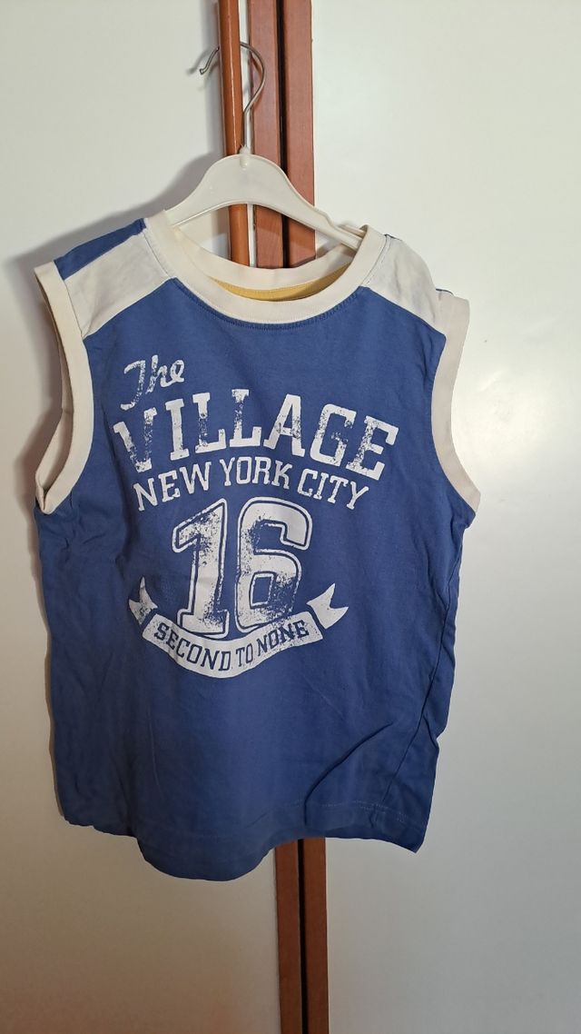 Canotta bimbo blu The Village New York