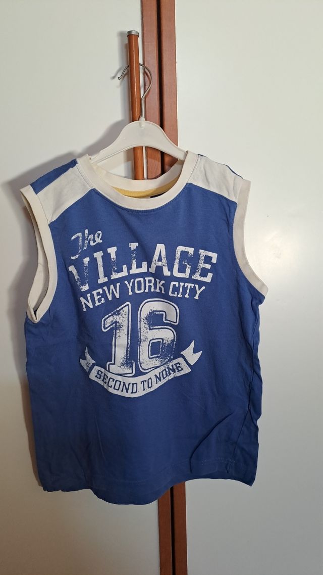 Canotta bimbo blu The Village New York