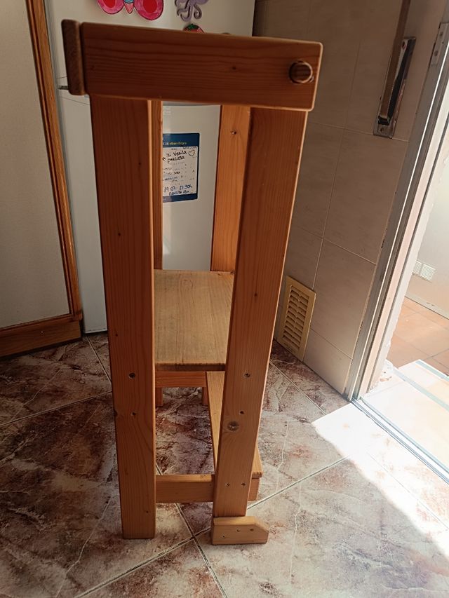 Torre aprendizaje madera niños Montessori