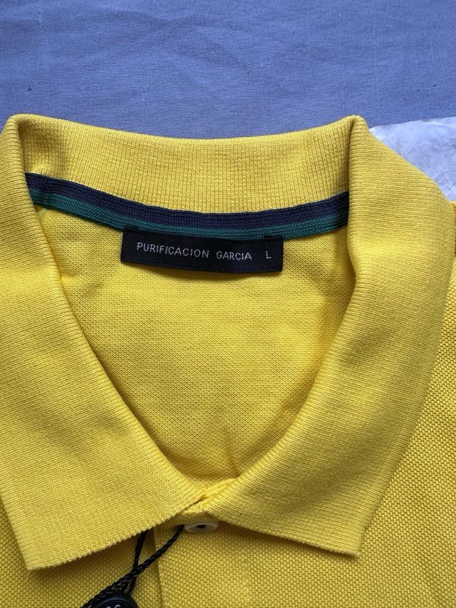 Polo Purificación García Amarillo - Talla L