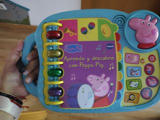 VTech Libro de Aprendo y descubro con Peppa Pig