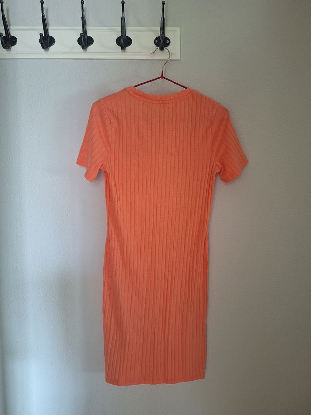 Vestido Naranja Ajustado