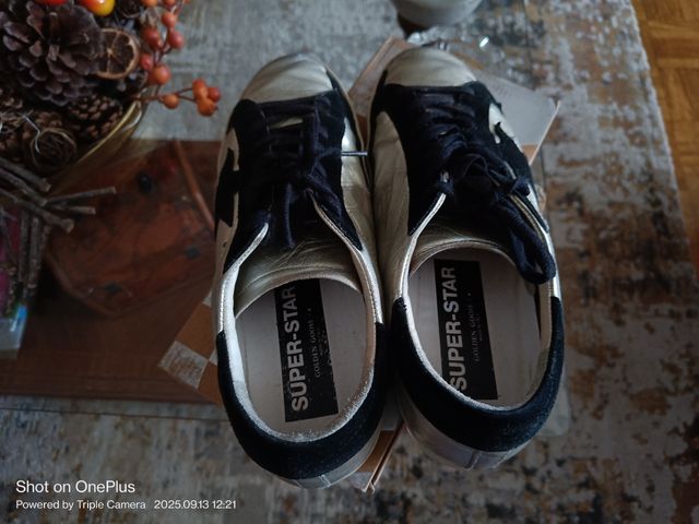 Golden Goose Zapatillas Plata-Negro originales.