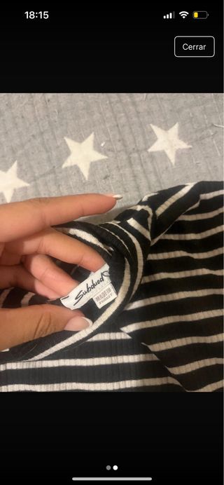 Jersey Subdued rayas blancas y negras
