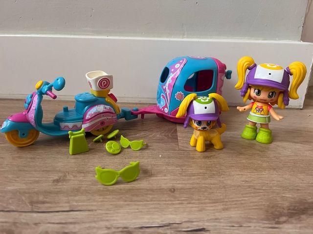 Pinypon: Moto + Remolque Mascotas