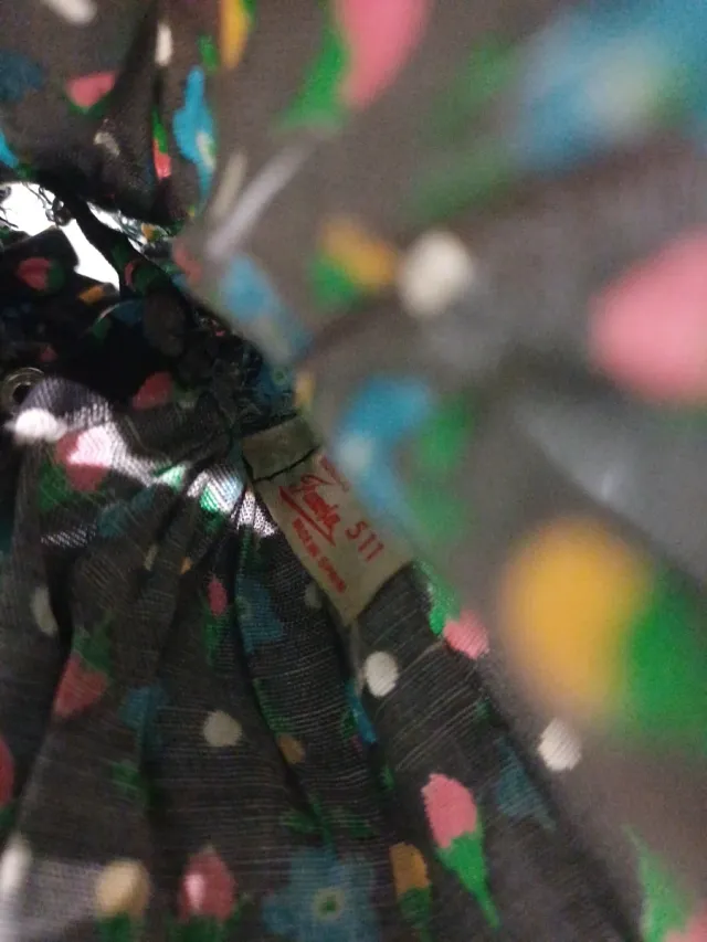  Vestido Nancy Puzzle original años 70.