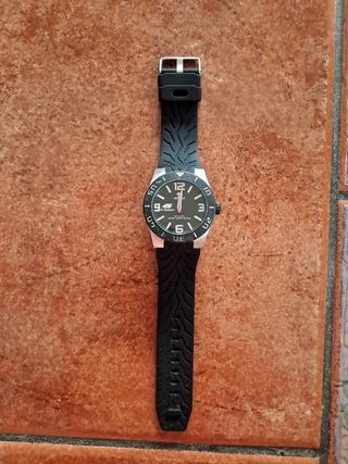 Reloj Marea caballero negro y plata