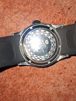 Reloj Marea caballero negro y plata