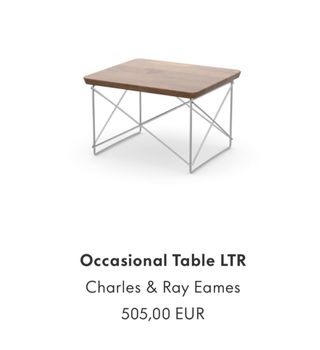 Mesa Vitra Occasional LTR Nogal 