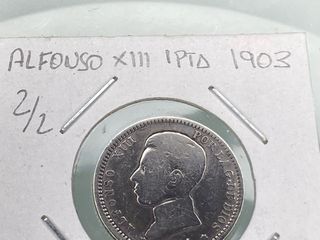 Moneda Alfonso XIII 1 Peseta 1904