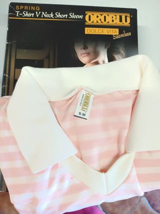 Maglia Giglio rosa a righe S/M