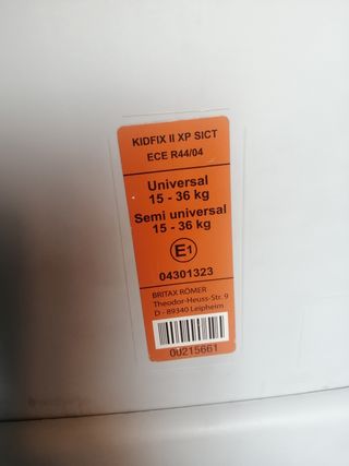 Britax Römer Kidfix II XP SICT roja