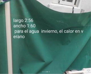 Toldo  balcón - Azul y Verde