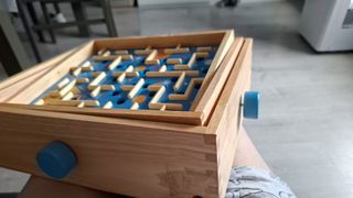 Laberinto de madera infantil