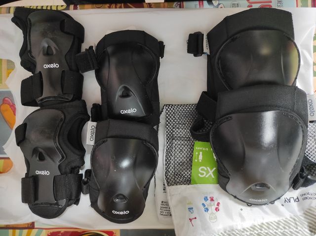 Protectores Oxelo Patinaje XS.