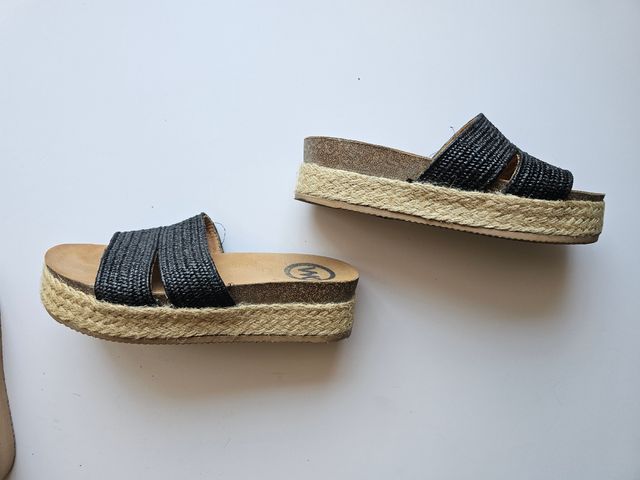 Sandalias plataforma negras