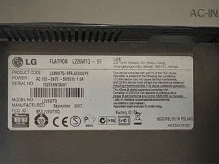 Monitor LG 22 pulgadas
