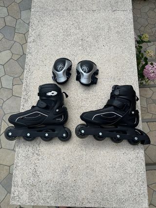 Patines Oxelo + Rodilleras
