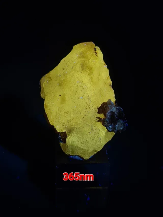 Minerali fluorescenti Cerusite Marocco