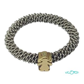 ANILLO ACERO Y ORO TOUS