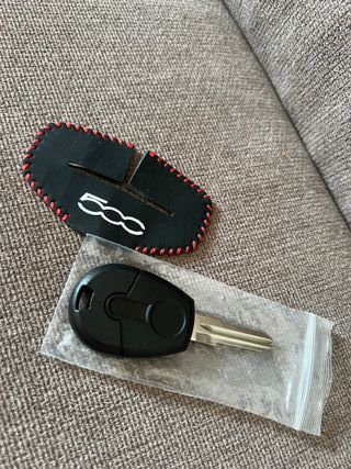 Llave Fiat 500 + funda