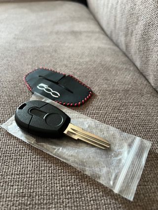 Llave Fiat 500 + funda