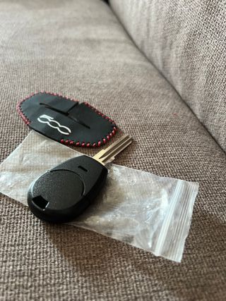 Llave Fiat 500 + funda