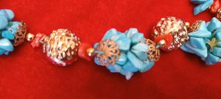 Collana Turchese & Corallo