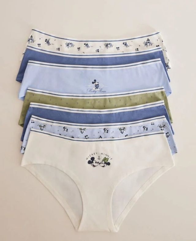 7 braguitas Secret Mickey Mouse