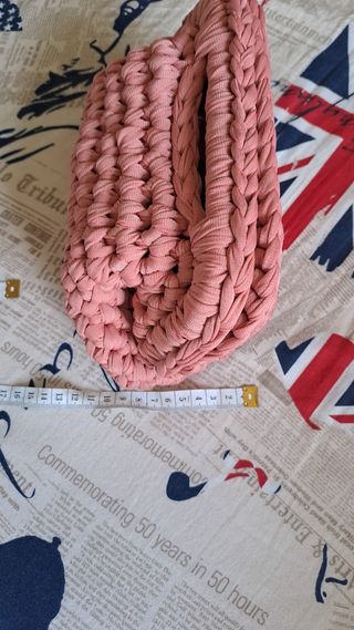 Borsetta a mano rosa