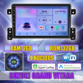 PANTALLA GPS SUZUKI GRAND VITARA 2005-2017 CARPLAY