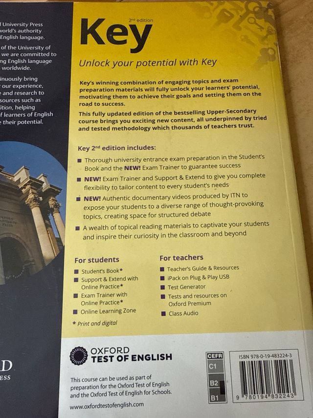 Key to Bachillerato 1. Student's Book. 2 Edition