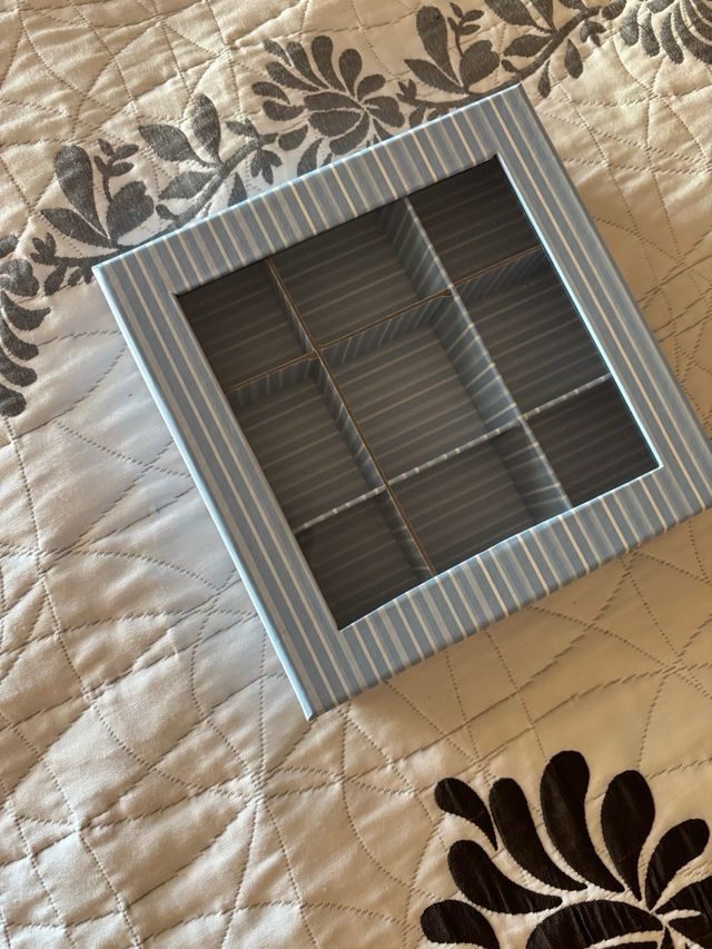 Caja organizadora azul - 9 compartimentos