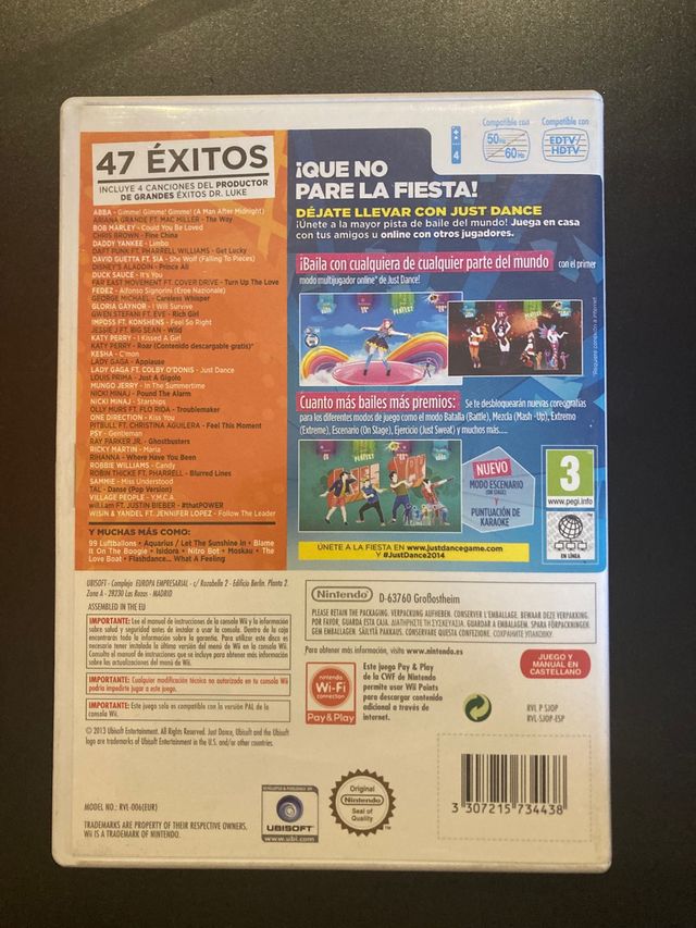 Just Dance 2014,Just Dance 2 Wii
