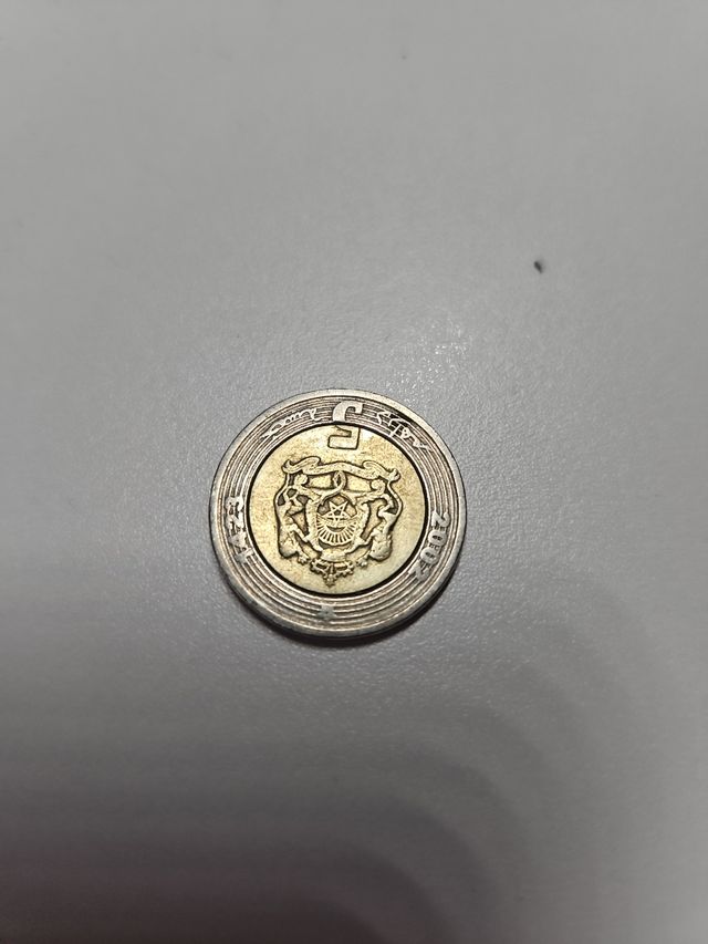 3 Monedas 5 Dirhams Marruecos 2002