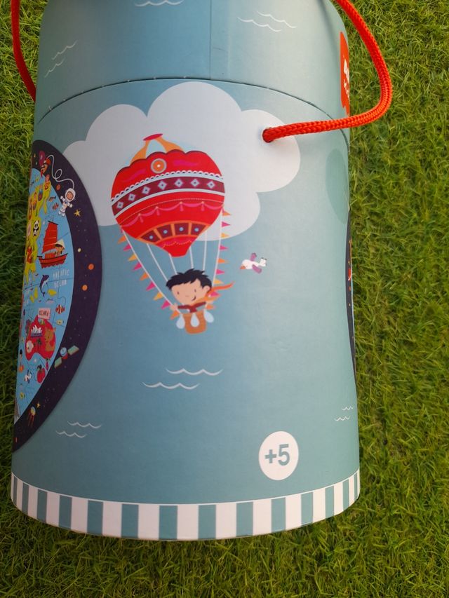 Puzzle mapa mundo infantil. Marca Apli