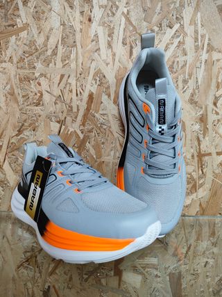 Scarpe Running Naban 42 Grigio-Arancio