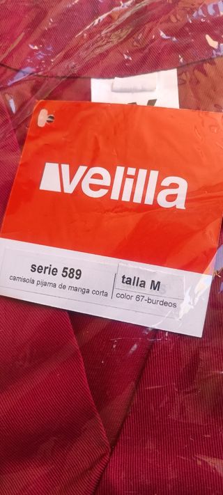 Pijama sanitario Velilla Burdeos 