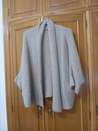 Chaqueta beige mujer, talla L