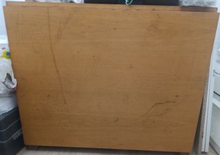 Mesa plegable madera.