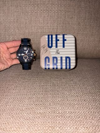 Reloj Fossil negro y azul