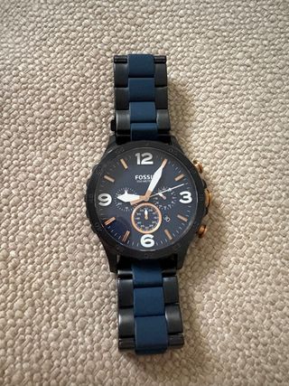 Reloj Fossil negro y azul