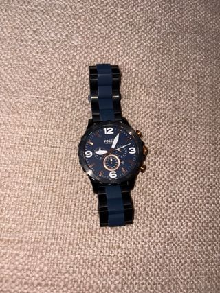 Reloj Fossil negro y azul