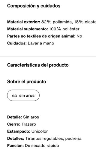 Bikini MODA MINX blanco, L/XL