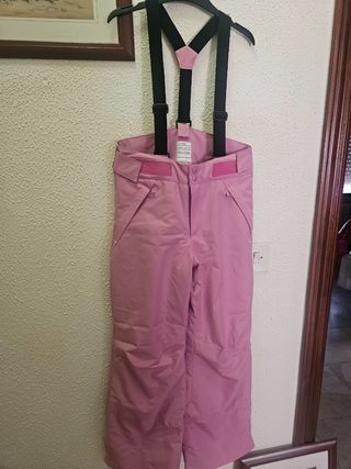 Pantalones esquí niña rosa - Impermeables